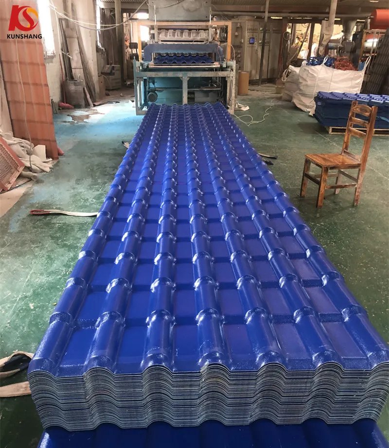 Waterproof ASA Coated Spanish PVC Roof Sheet Tile for Home Outdoor Roofing
