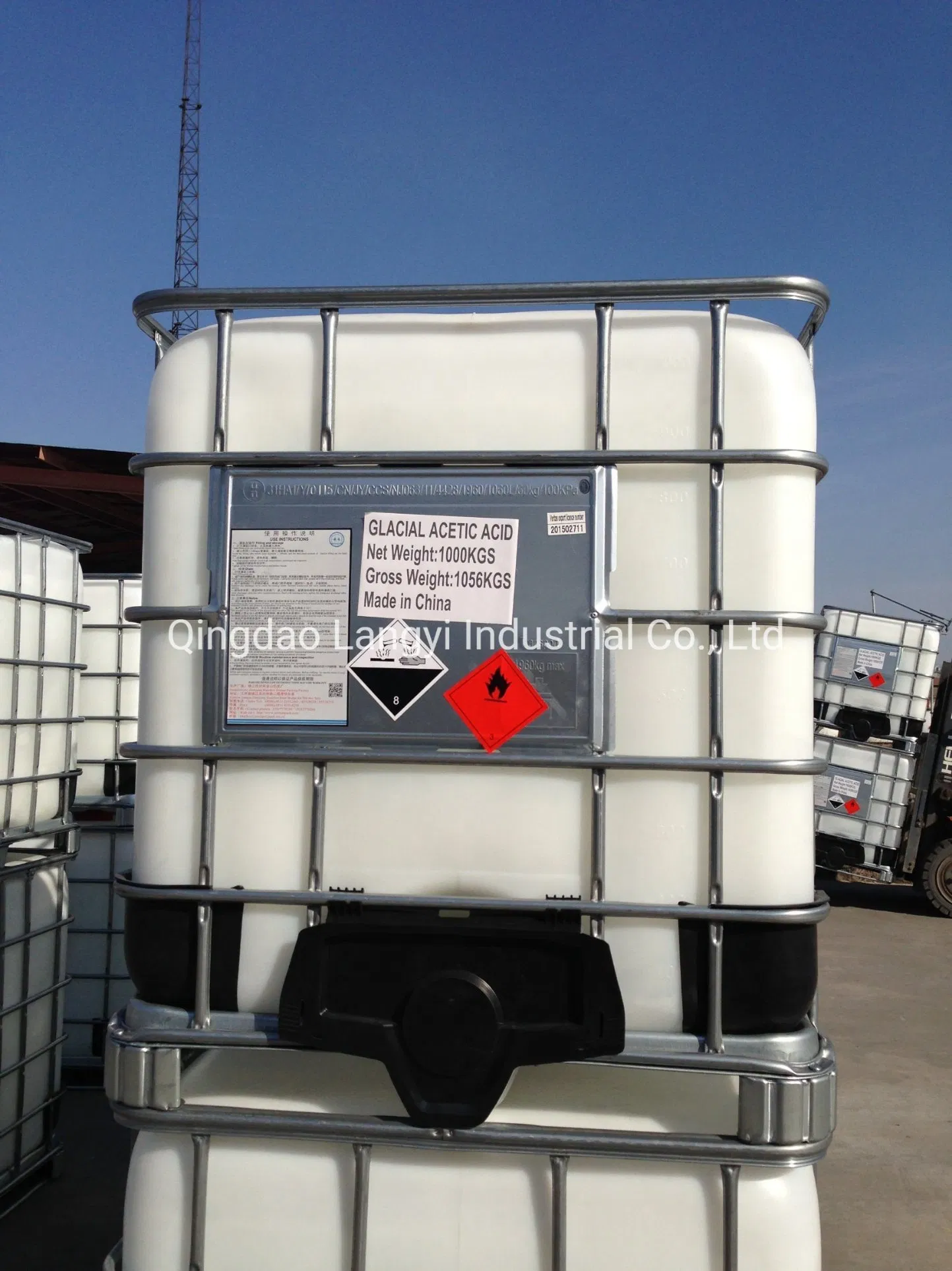 Industrial Grade Glacial Acetic Acid CAS 64-19-7