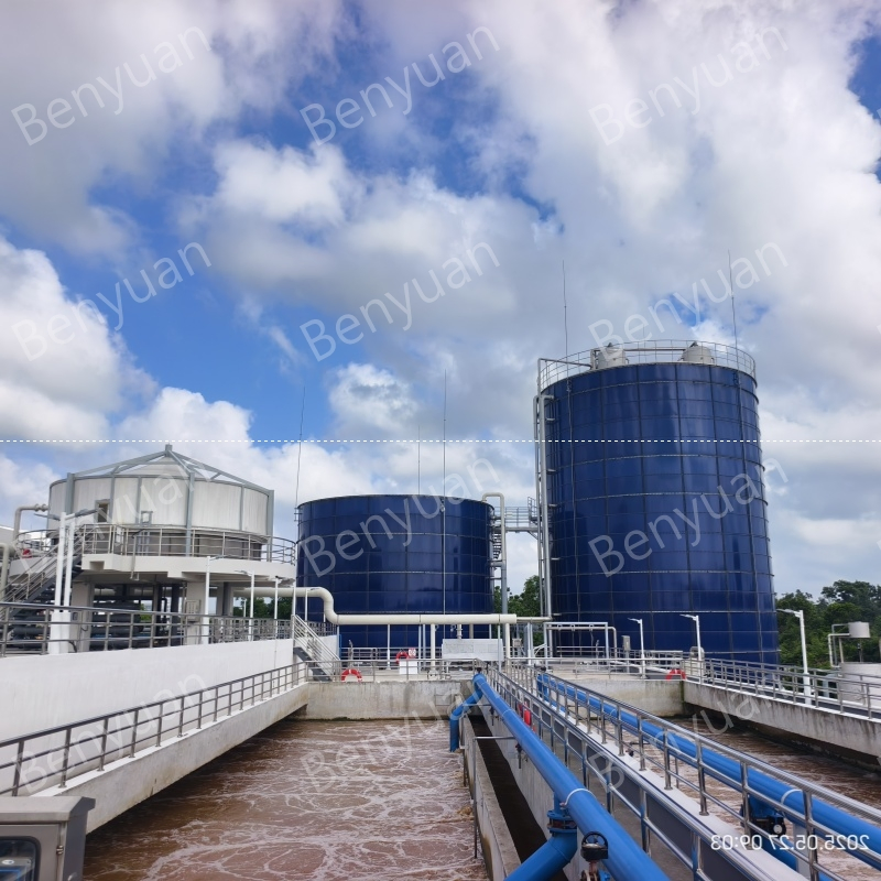 Umweltfreundlicher anaerober Reaktor aus Edelstahl 304 für die Behandlung von DDGS-Abwasser
