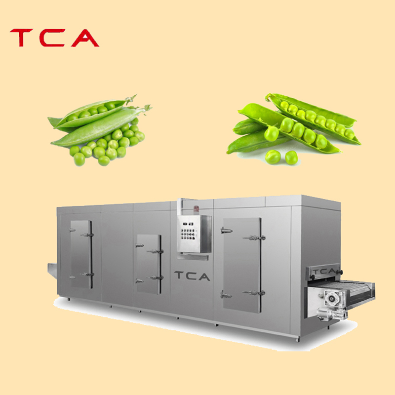 Commercial Low Temperature Frozen Food Chicken Tunnel Quick Freezer
