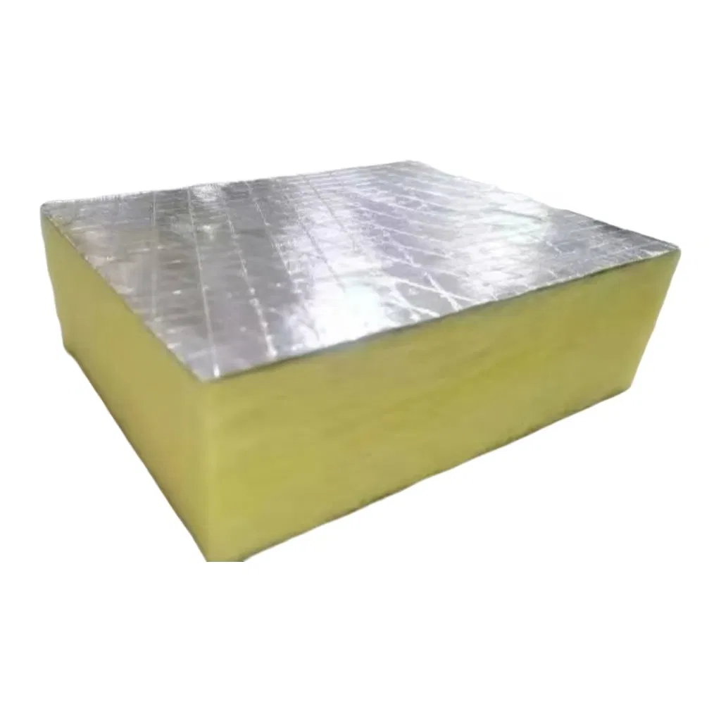 High Density Aluminum Foil Faced Glass Wool Insulation Board