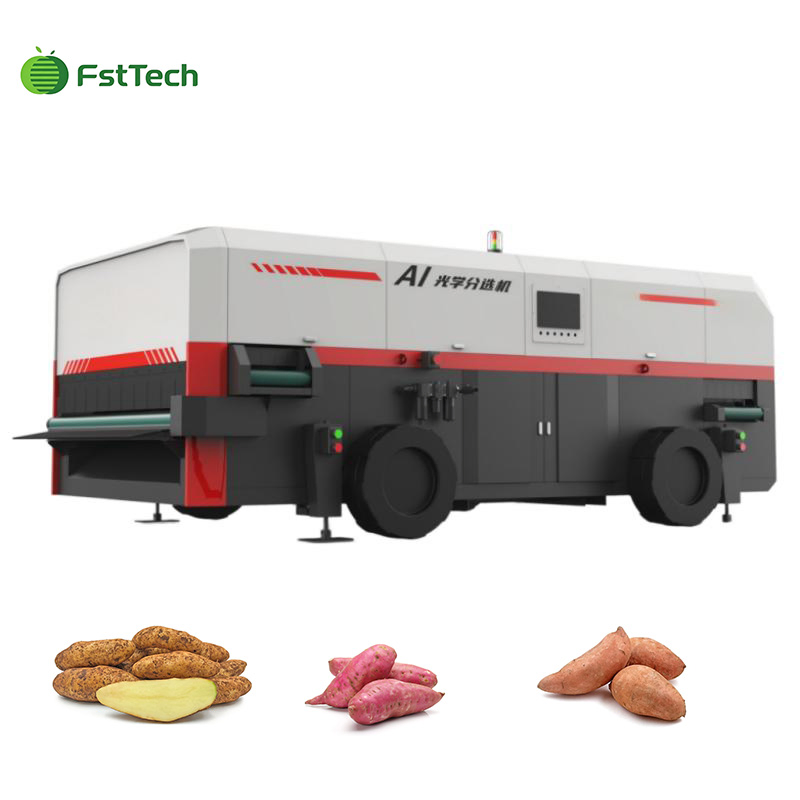 Automatic AI Potato Optical Sorter for Potato Defect Removal & Size Grading