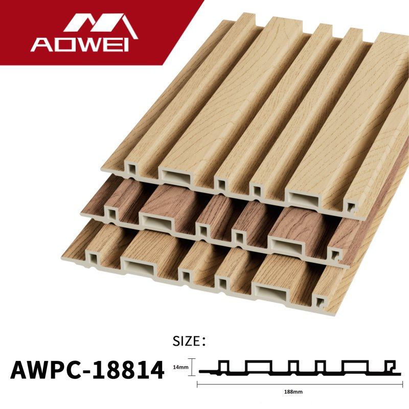 Modern Louver Decorative WPC Panel for Exterior Wall Ventilation Cladding