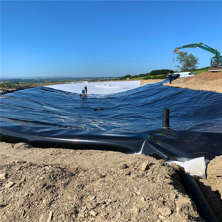 1.5mm Black Waterproof Smooth HDPE Polyethylene CE Geomembrane for Waste Water Treatment