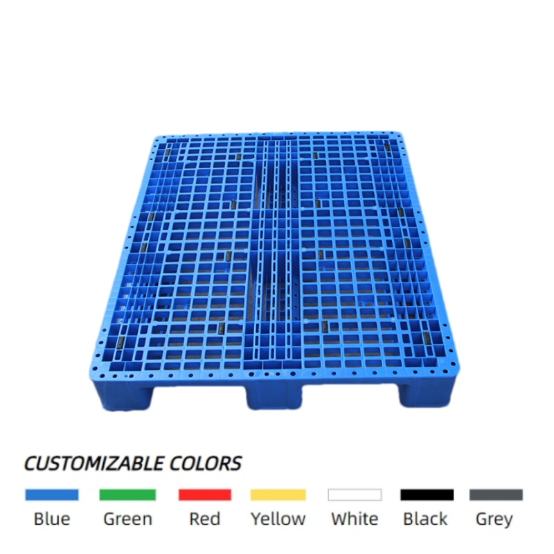 Industrial Hygienic PP/HDPE Heavy Duty Euro Plastic Pallet Reinforced Food Grade Anti-Slip