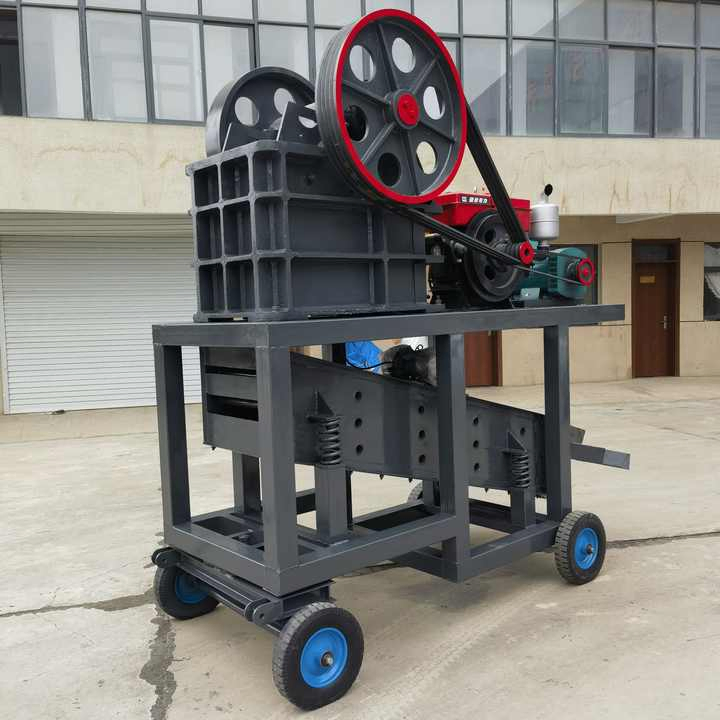 PE200*300 Mobile Jaw Crusher with Conveyor and Feeder