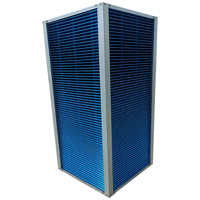 Aluminum Sensible Air to Air Crossflow Plate Heat Exchanger HRV Core