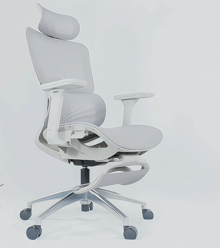 Ergonomischer höhenverstellbarer Drehstuhl mit Stoffbezug und Armlehnen