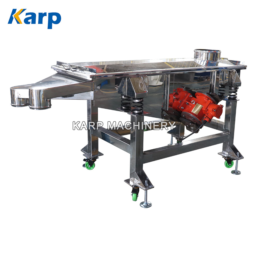 Lebensmittelindustrie Edelstahl Rechteck Vibrations Sieb Siebmaschine