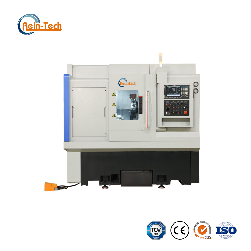 Torno CNC vertical de eje Y FCL-280my de corte de metal de precisión automático con bancada plana
