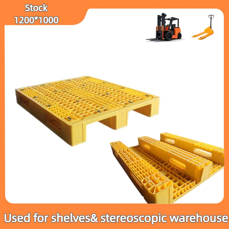 Pallet in plastica HDPE piatto impermeabile 1200*1200 mm per stoccaggio farmaceutico