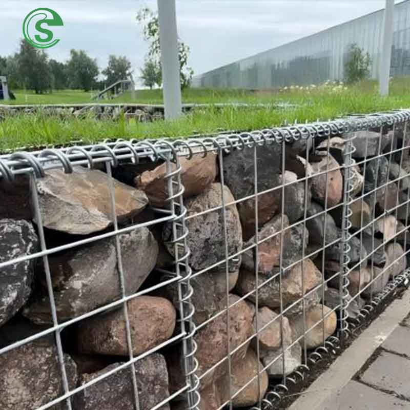 Hexagonal Wire Mesh Gabion Weld Wire Stone Wall Fence for Embankment