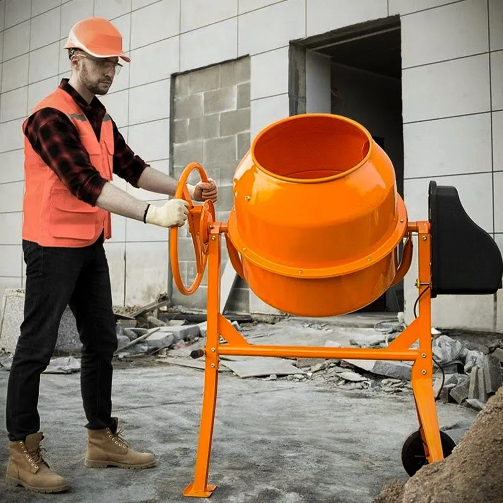 CMH220 Ccst Steel Ring Gear Vertical Self Portable Mini Concrete Mixer