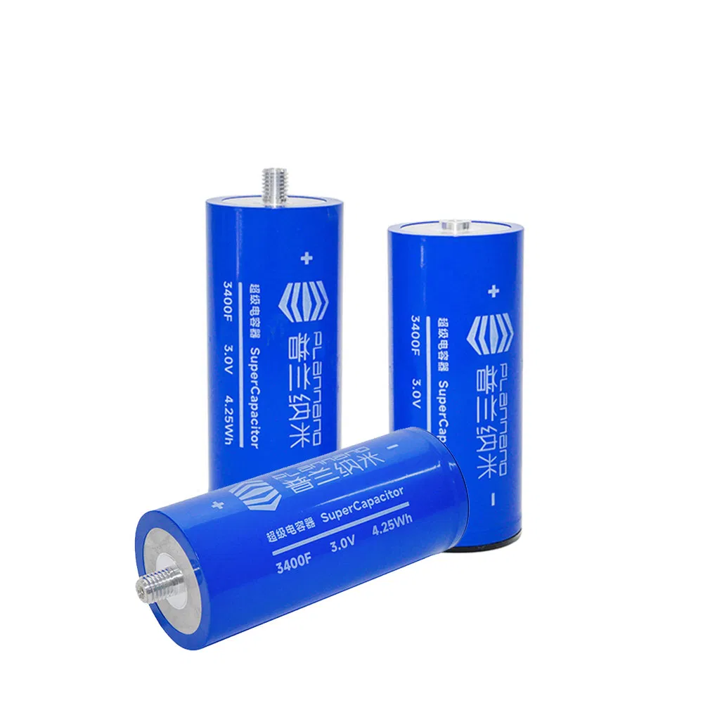3.0V 3400F Graphene Supercapacitor, Dry Electrode Polarizer Capacitor for Large Electromechanical Equipment Starting