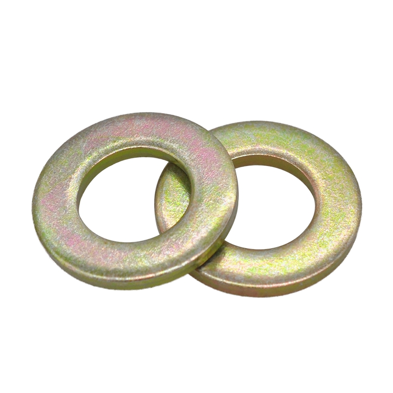Yellow Zinc Plated M6-M24 Class 10.9 Hv100-Hv300 Carbon Steel Flat Washer
